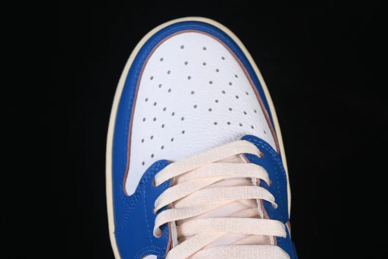 All categories Air Jordan Jordan series basketball shoes Air Jordan 1 Low Air Jordan 1 Low AJ1 Joe 1 UN blue and white low-top cultural and casual sneakers HQ6998-146